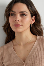 collier classique à motifs de cœurs