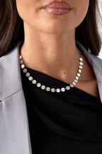 collar de monedas sencillo