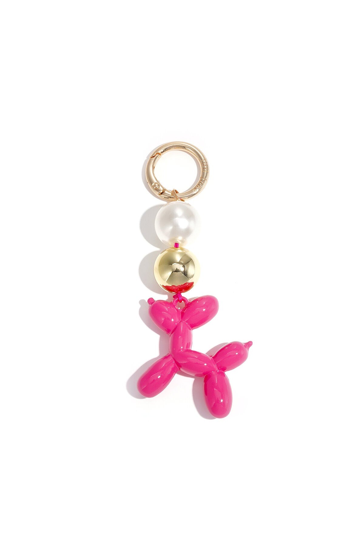 Charm para bolso con forma de perro globo