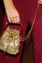 Bolsos de mano de poliéster de color liso, elegantes, para reuniones y fiestas.