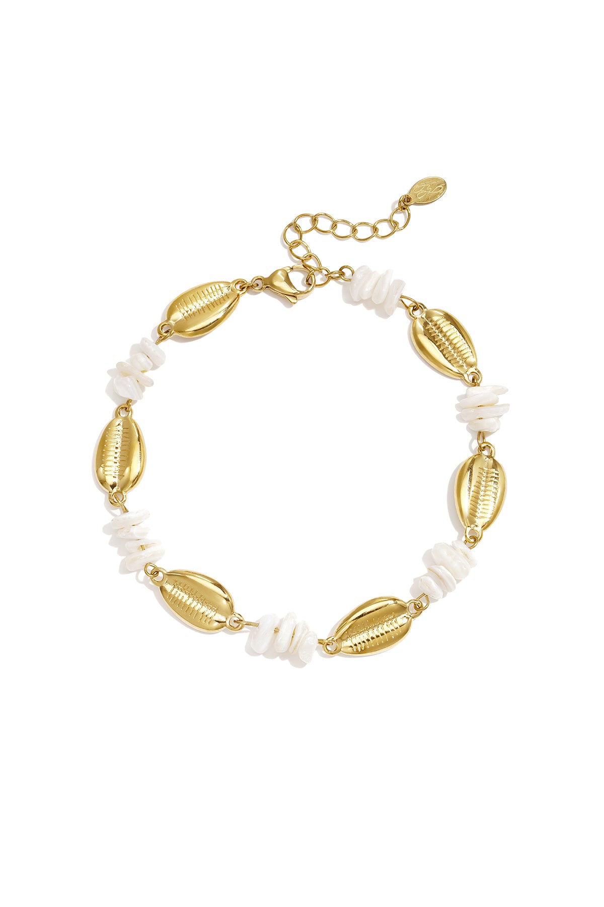 Tobilleras de acero inoxidable con cuentas, estilo sencillo para el día a día, de la serie Simple. Joyería para mujer.