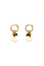 Mini pendientes de corazón