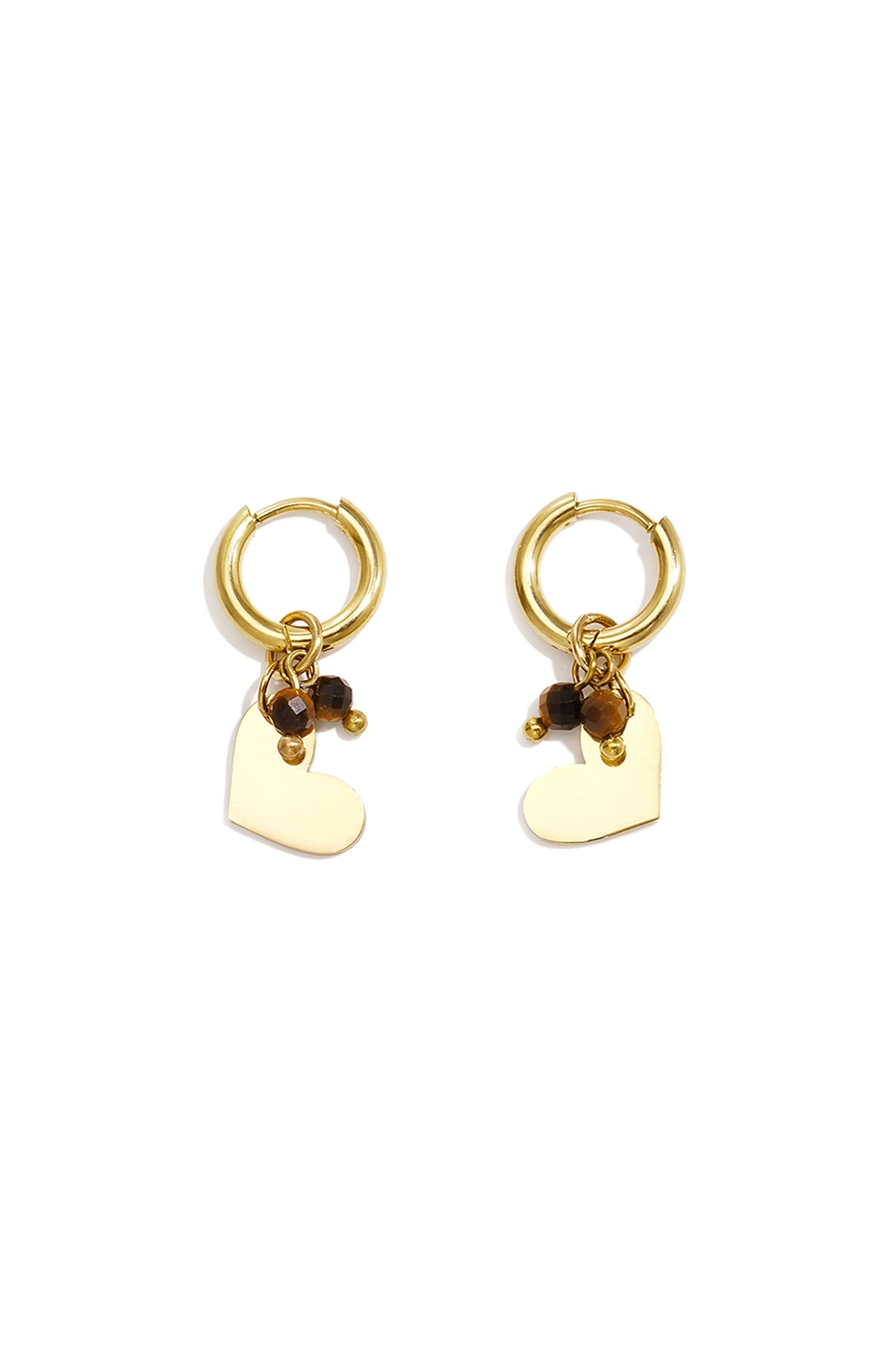 Mini pendientes de corazón