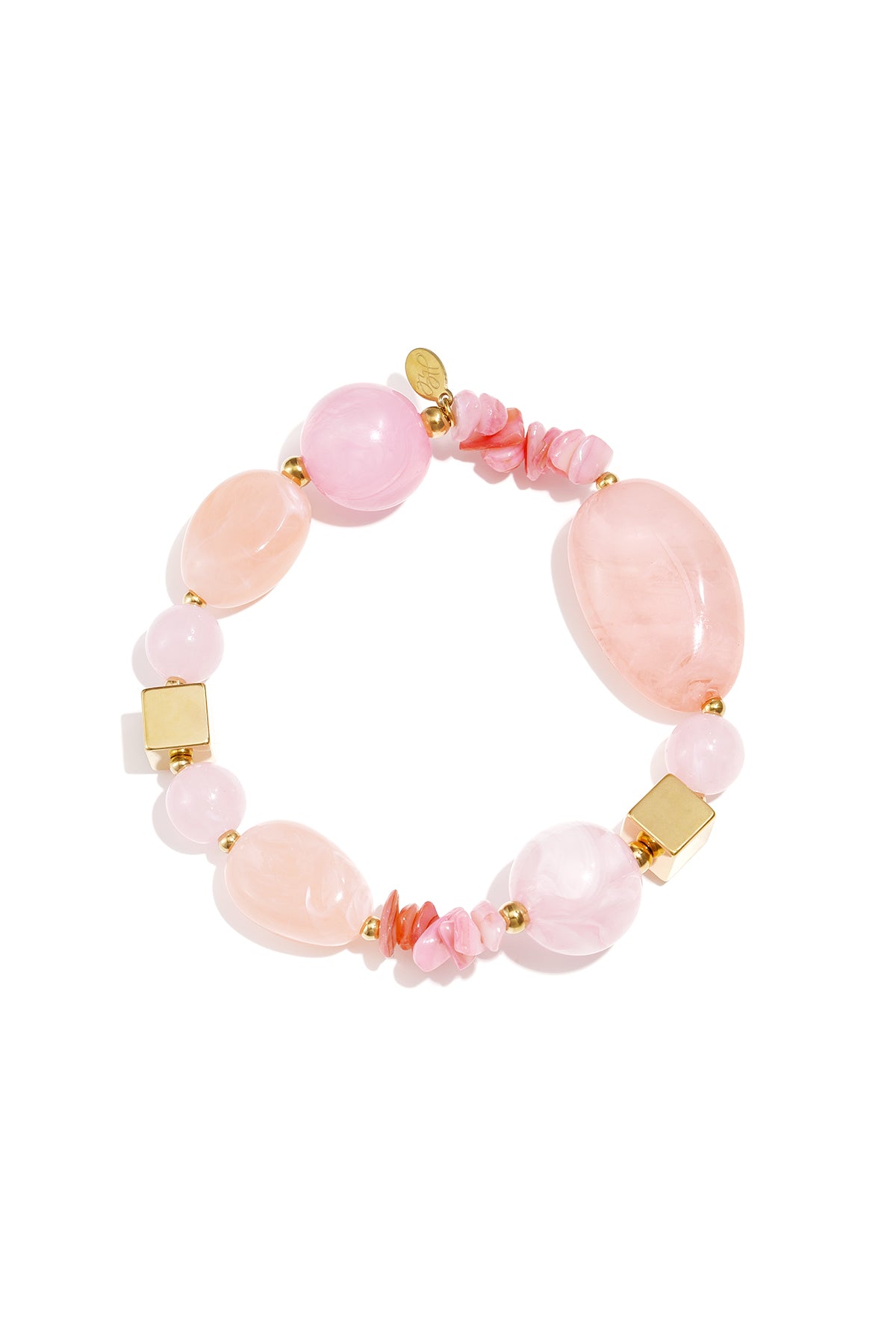 Pulseras de resina con cuentas, serie Sweet Daily Romantic, joyería para mujer