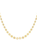 collar de monedas sencillo