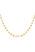 collar de monedas sencillo