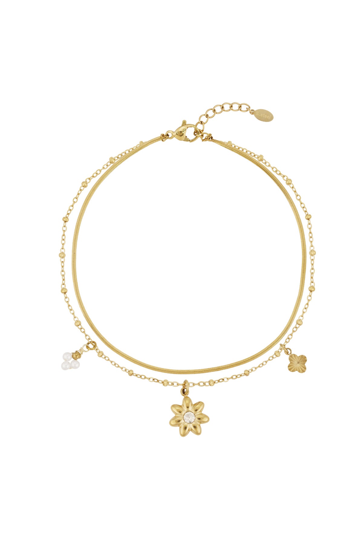 pulsera de tobillo con estrella