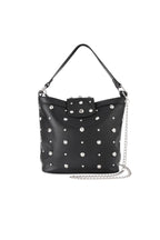Bolsos de hombro geométricos punk de PU, accesorios diarios