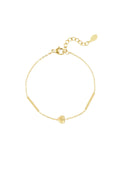 pulsera corazón sencillo