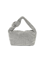 Bolsos de mano de poliéster de color liso, elegantes, accesorios diarios.