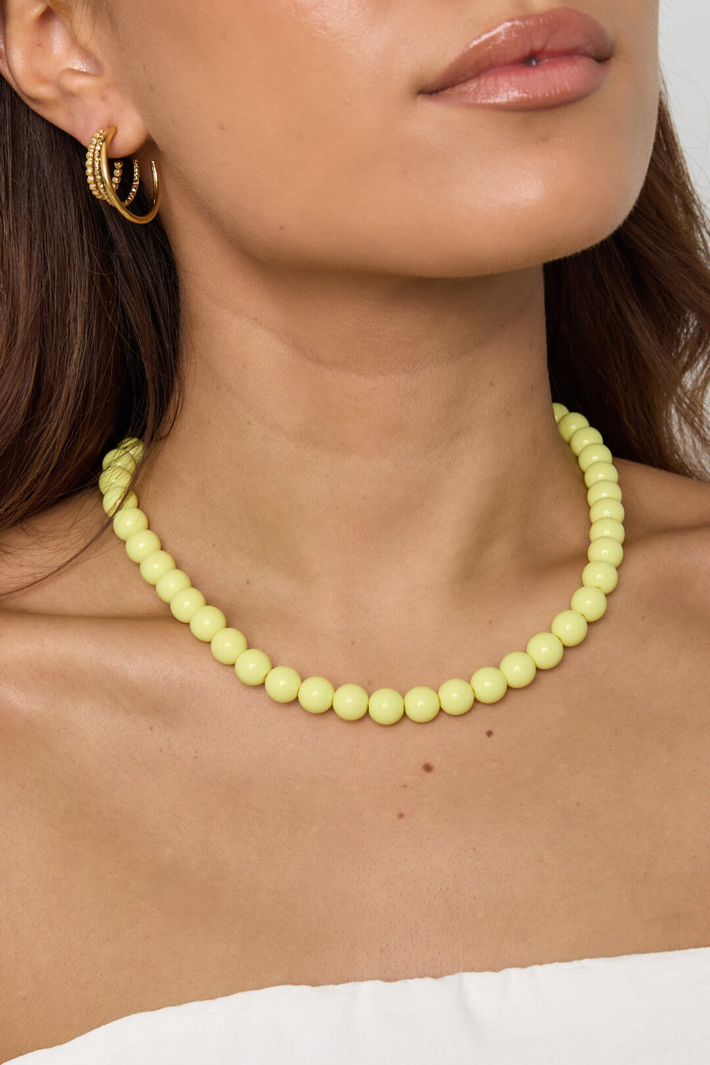 Collar con cuentas medianas-10mm