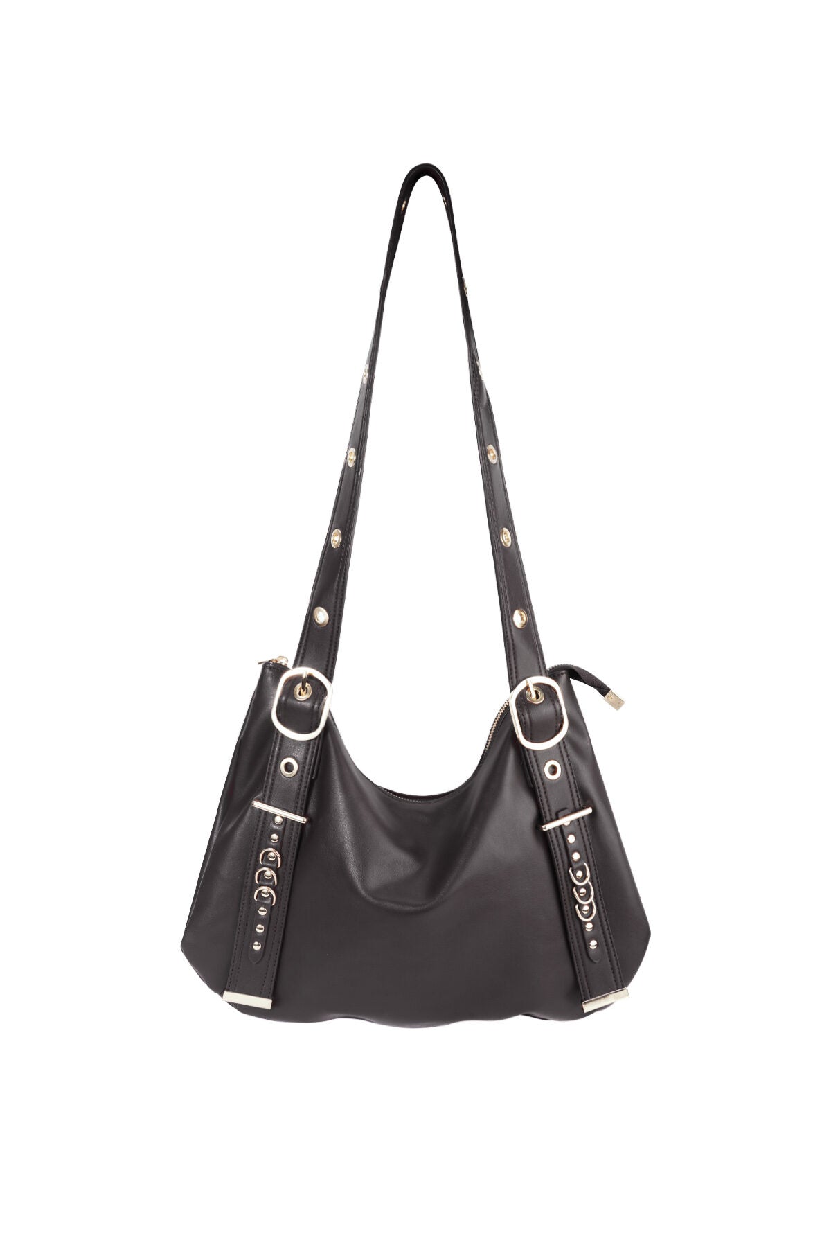 Bolsos de hombro de color sólido, casuales, de PU, accesorios diarios