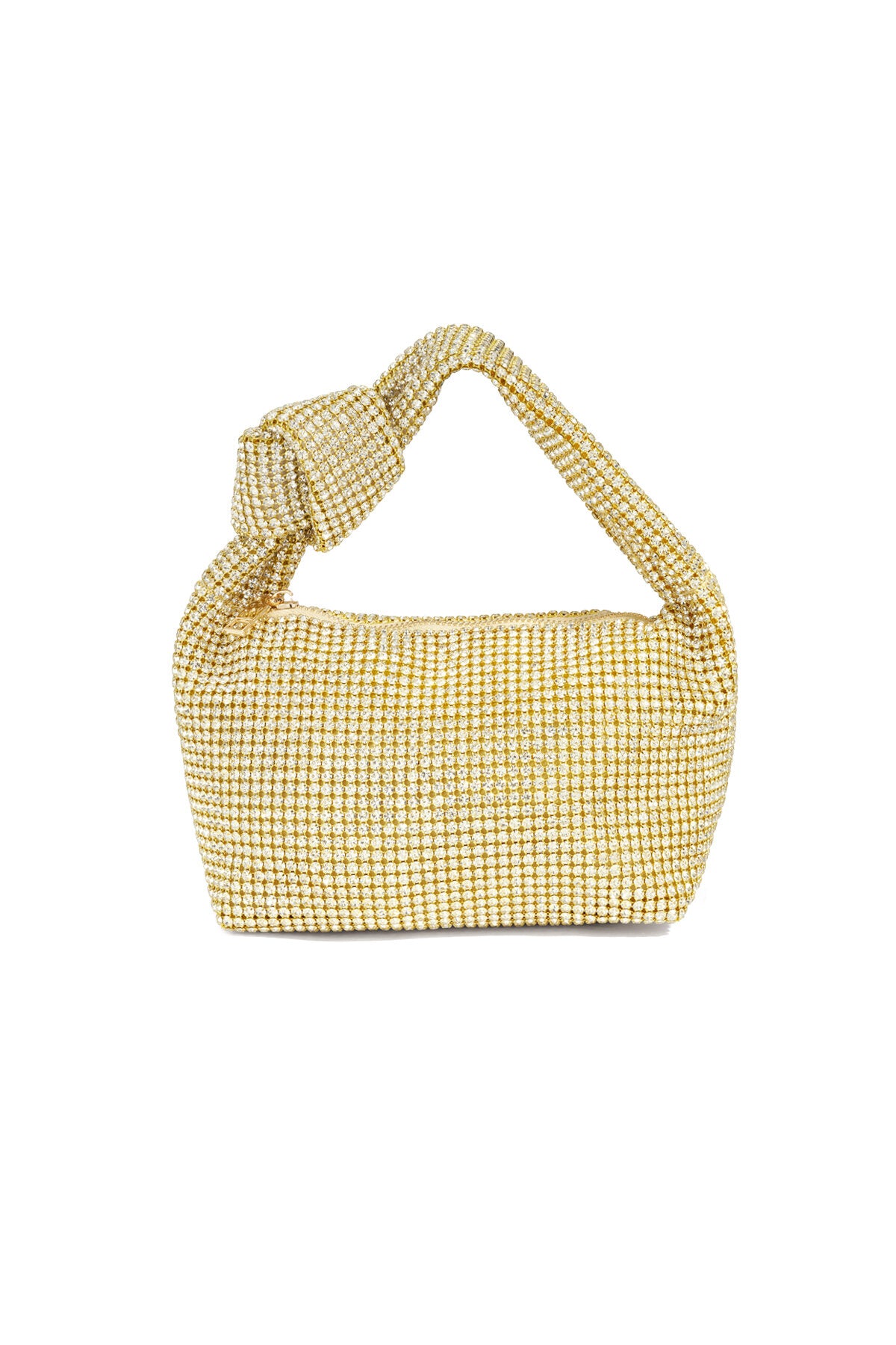 Bolsos de mano de poliéster de color liso, elegantes, accesorios diarios.