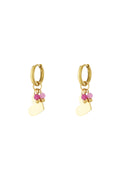Mini pendientes de corazón