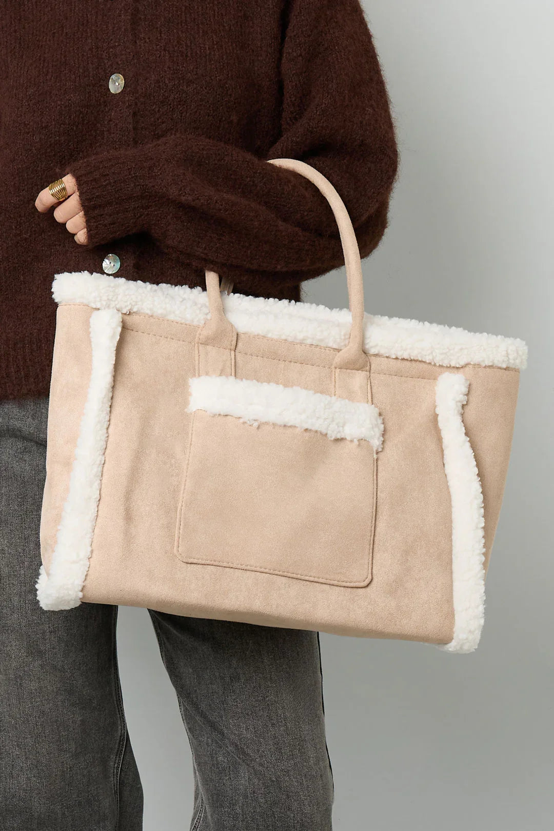 Bolsos de mano Patchwork Casual Algodón Accesorios diarios