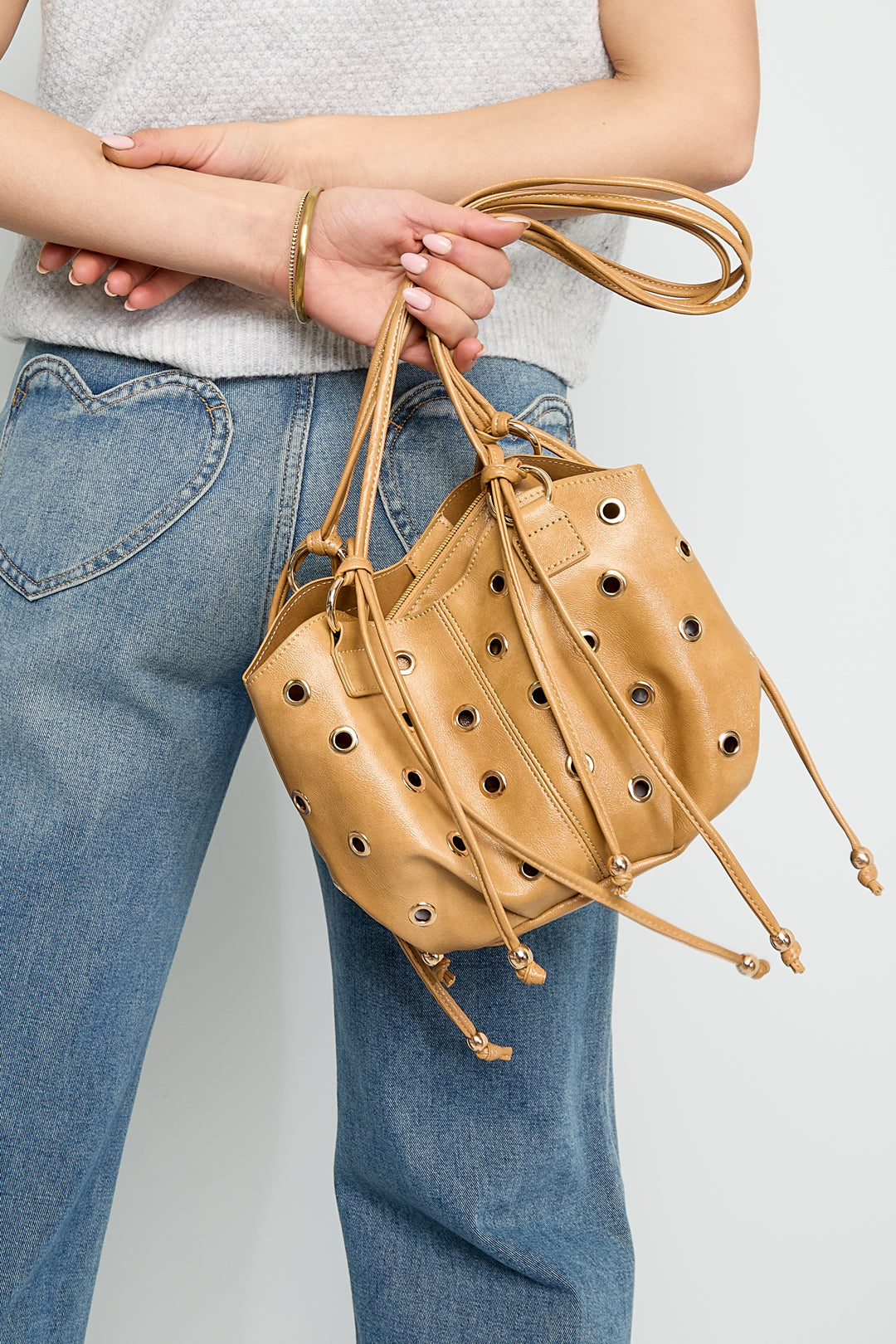 Bolsos de hombro de color liso, estilo casual, de poliuretano, para uso diario.