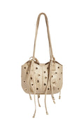 Bolsos de hombro de color liso, estilo casual, de poliuretano, para uso diario.