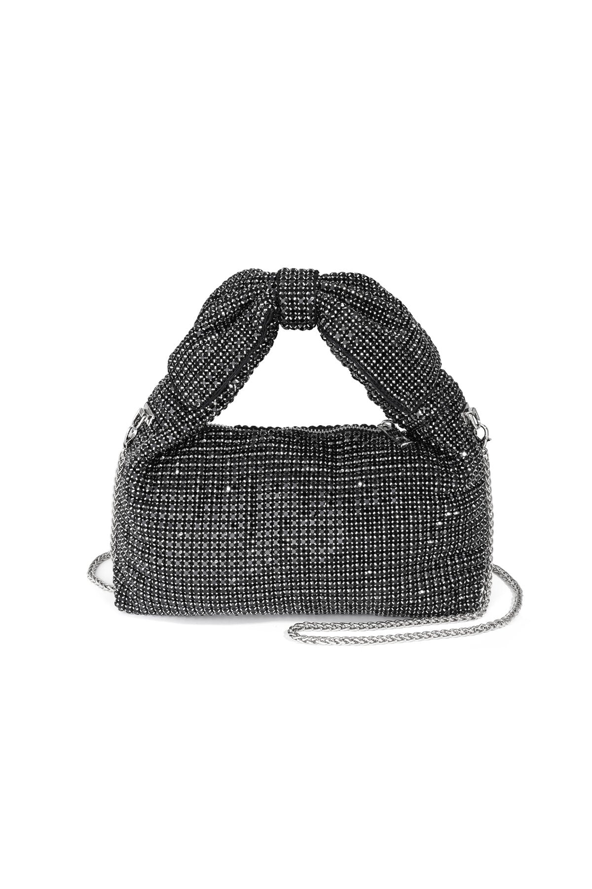 Sacs à main ornés de nœuds, accessoires élégants en polyester pour les réunions et les fêtes.