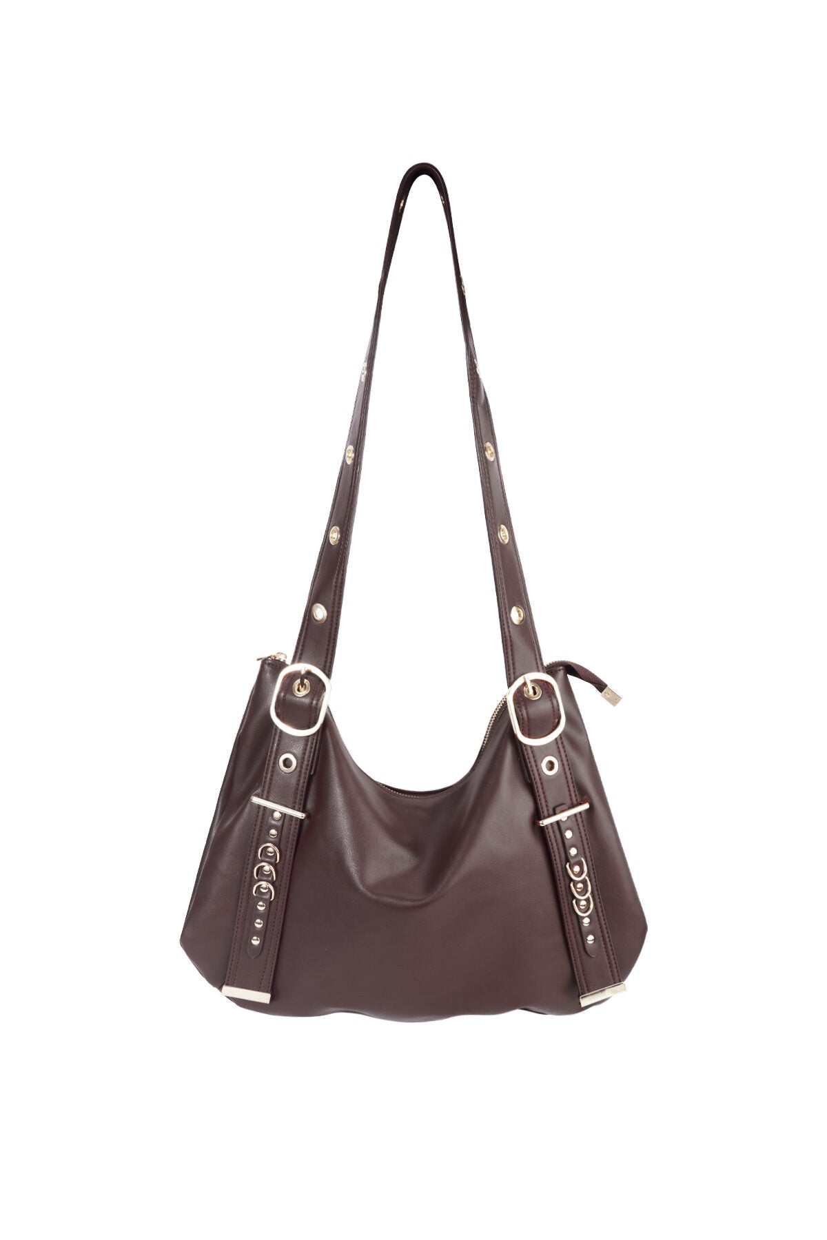 Bolsos de hombro de color sólido, casuales, de PU, accesorios diarios