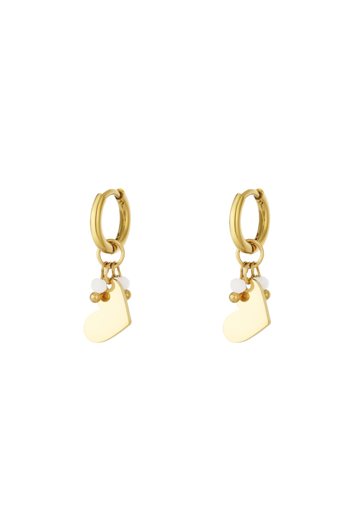 Mini pendientes de corazón