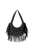Bolso de mano con tachuelas