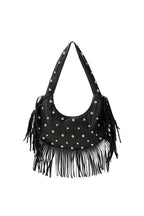 Bolso de mano con tachuelas
