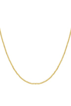 Collar de cuentas macizas de 4 mm