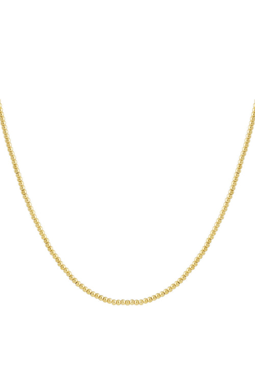 Collar de cuentas macizas de 4 mm