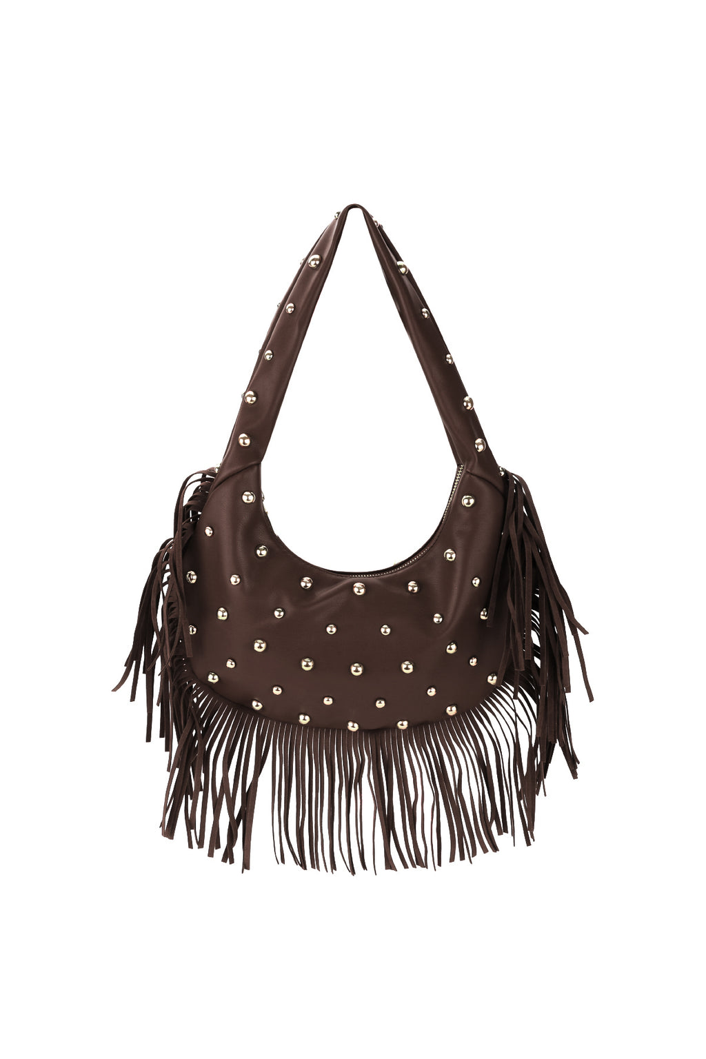 Bolso de mano con tachuelas