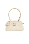Bolsos de mano de ante liso, estilo casual, para uso diario.