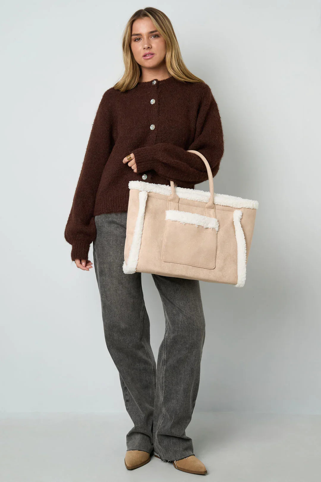 Bolsos de mano Patchwork Casual Algodón Accesorios diarios