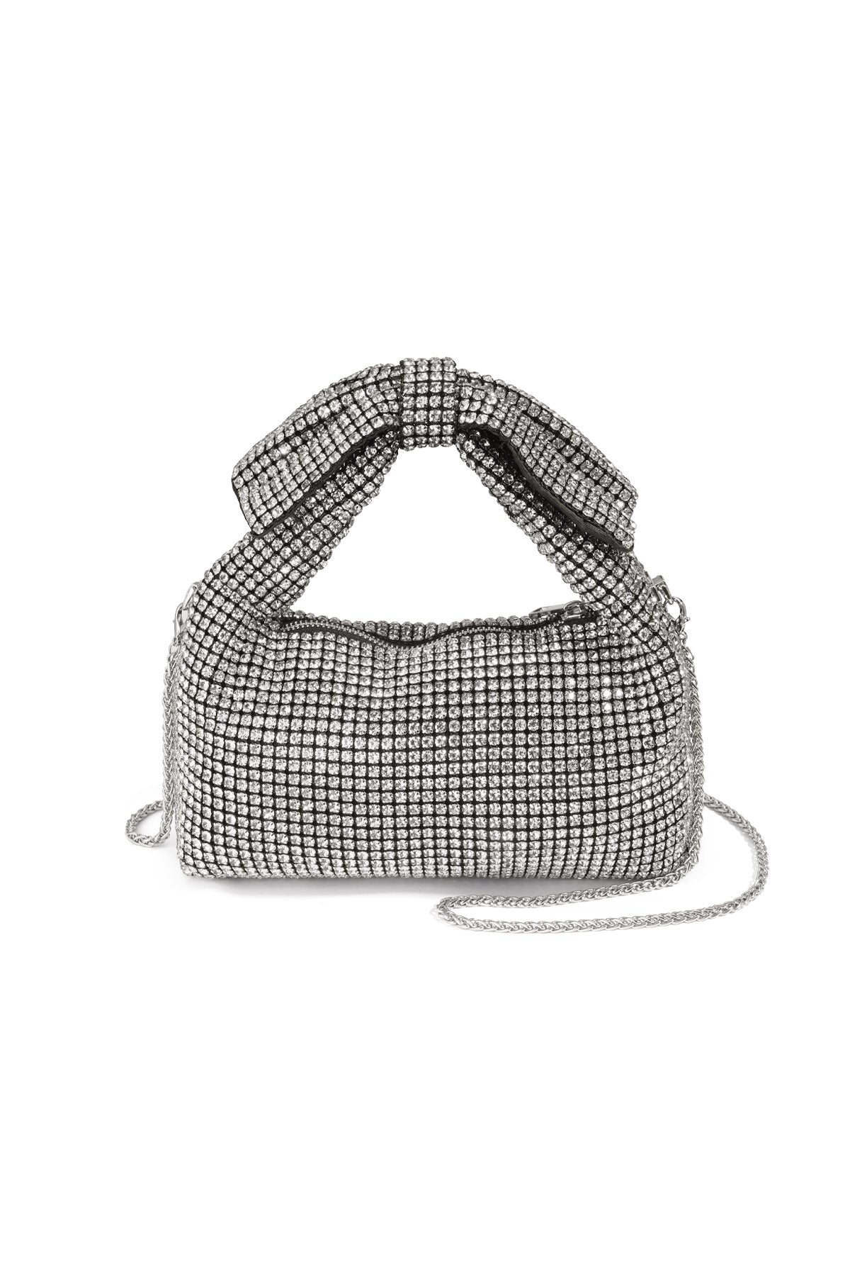 Sacs à main ornés de nœuds, accessoires élégants en polyester pour les réunions et les fêtes.