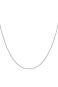 Collar de cuentas macizas de 4 mm