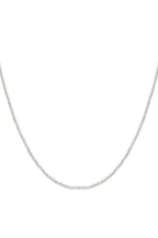 Collar de cuentas macizas de 4 mm