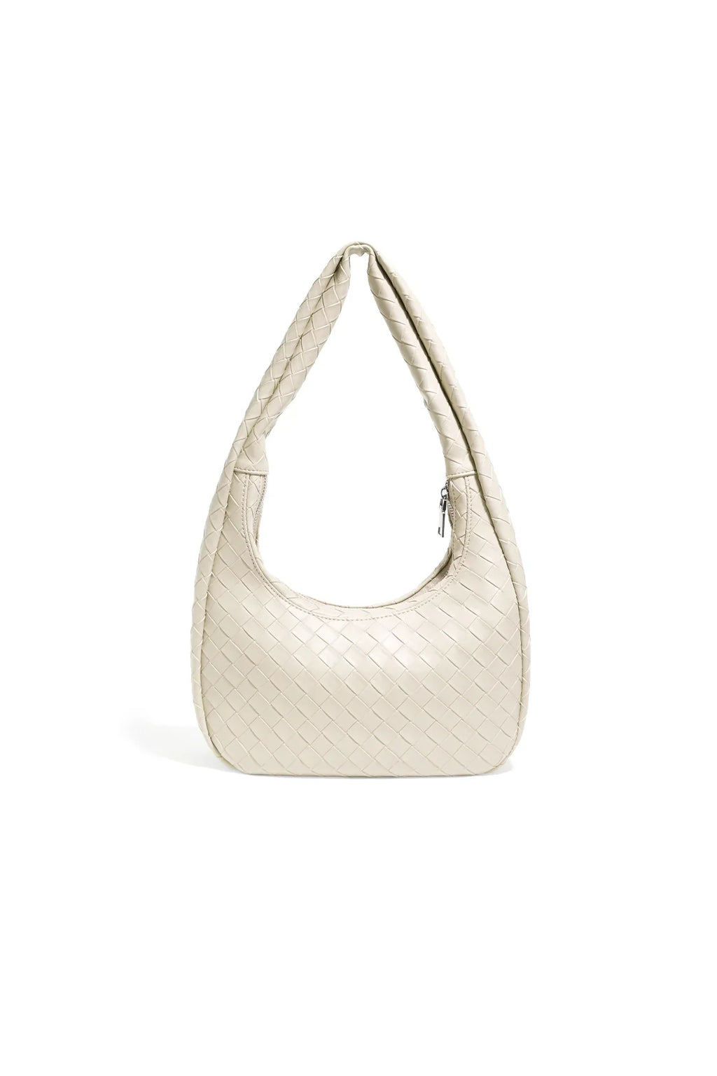 Bolsos de hombro de color liso, estilo casual, de poliuretano, para uso diario.