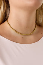 Collar de cuentas macizas de 4 mm