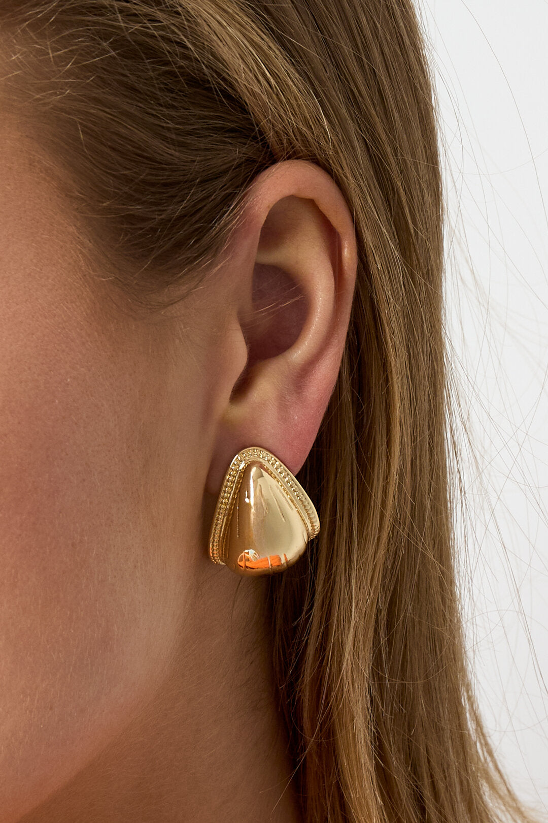 Pendientes de aleación con forma de gota, estilo retro, para uso diario, joyería para mujer.